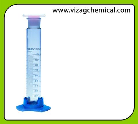 TEST TUBE 100 ml with Stropper & Base