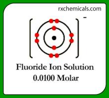 Fluoride Ion Solution 0.0100 Molar